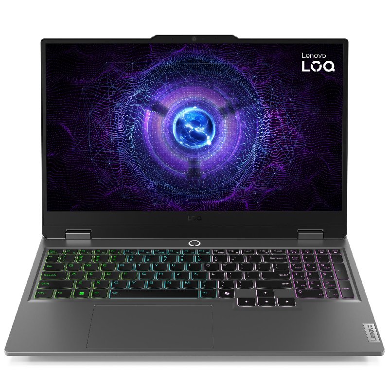 Lenovo Loq 15IAX9 Laptop, Intel® Core i5-12450HX, 12GB Ram, 512GB SSD, NVIDIA® GeForce RTX™ 2050 4GB, 15.6" FHD, 83GS00SKED - Luna Grey