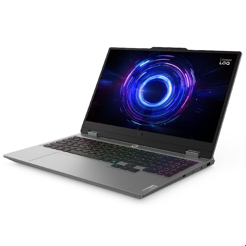 Lenovo Loq Laptop Intel Core i7-14700HX, 24GB Ram, 512GB SSD, NVIDIA® GeForce RTX™ 5050 8GB, 15.6" FHD, 83JE00DBED - Luna Grey