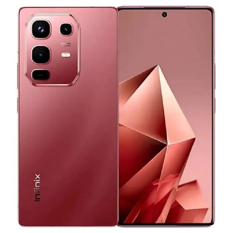 Infinix Note 50s 5G, 8GB Ram, 256GB - Burgundy Red With Free Gift Infinix X Buds 3 Lite