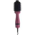 Rush Brush V3 Pro Hair Straightener Brush, 1400 Watt - Raspberry
