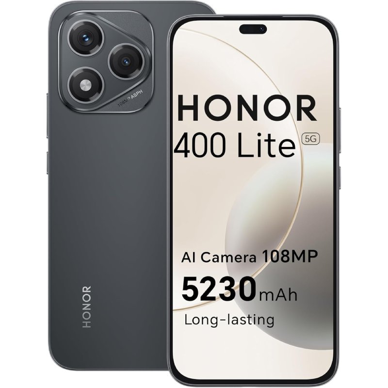 Honor 400 Lite 8GB Ram, 128GB - Velvet Black ( Pre Order )