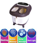 Granzia Feetacuzi Foot Massager with Bubble & Roller Therapy - White