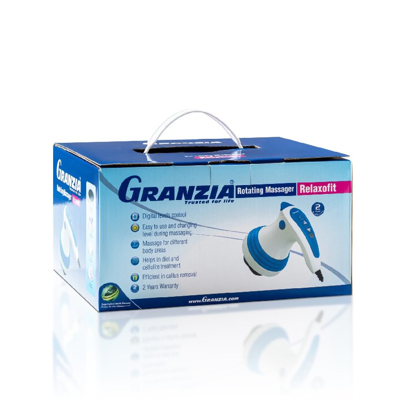 Granzia Relaxofit Rotating Massager For All Body Parts - White