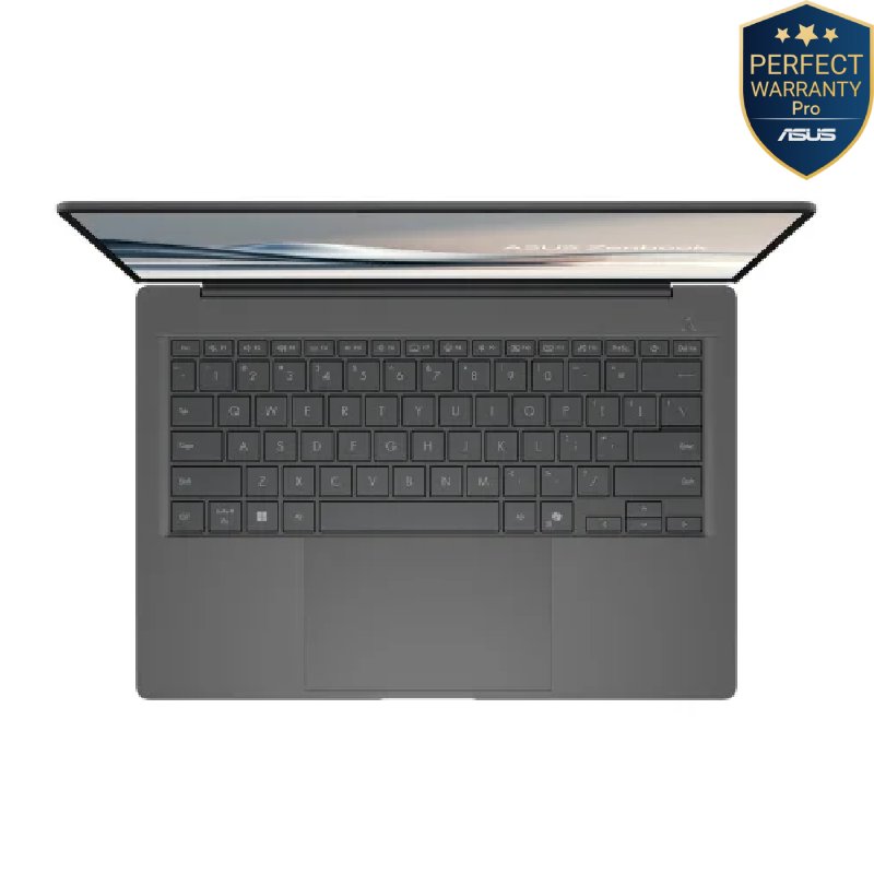 ASUS Zenbook A14, Snapdragon X X1 26 100, 16GB, 1TB SSD, Qualcomm® Adreno, 14.0" WUXGA OLED, Win 11, UX3407QA-QD232W - Iceland Gray