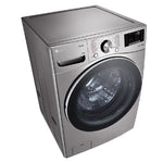 LG 21Kg Washing Machine, Front Load, 6 Motion, DD Motor Steam, TurboWash, TurboDry, F0P2CYV2T - Silver