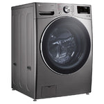 LG 21Kg Washing Machine, Front Load, 6 Motion, DD Motor Steam, TurboWash, TurboDry, F0P2CYV2T - Silver