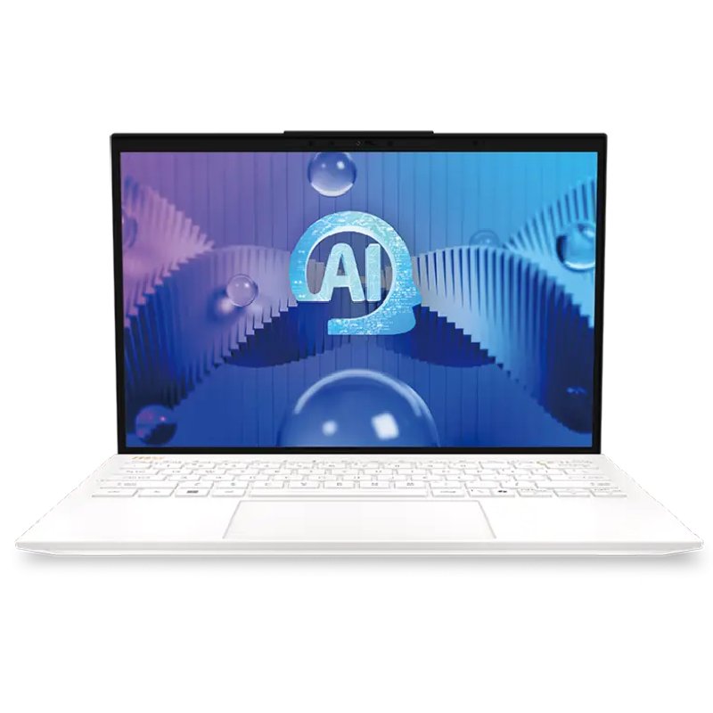 MSI Prestige 13 AI Evo A1MG Laptop, Intel® Core™ Ultra 7, 16GB, 1TB SSD, Intel® Arc™, 13.3" 2.8K, Win 11 - Pure White