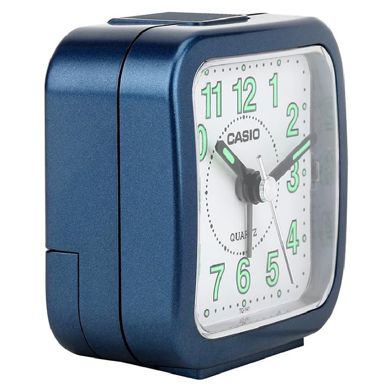 Casio Alarm Clock, TQ-141-2DF - Blue