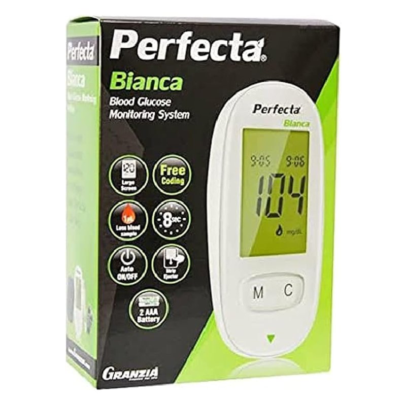 Granzia Perfecta Bianca 25 Glucometer - White