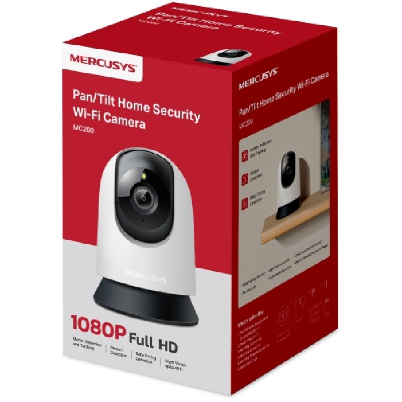 Mercusys MC200 Indoor Camera, 1080p, FHD - White