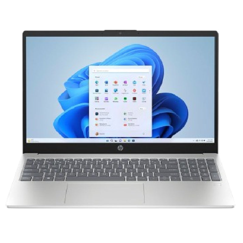 HP 15-fd2001ne Laptop, Intel Ultra 7-255U, 16GB Ram, 1TB, Intel Graphics, 15.6 FHD, win 11 - Natural Silver