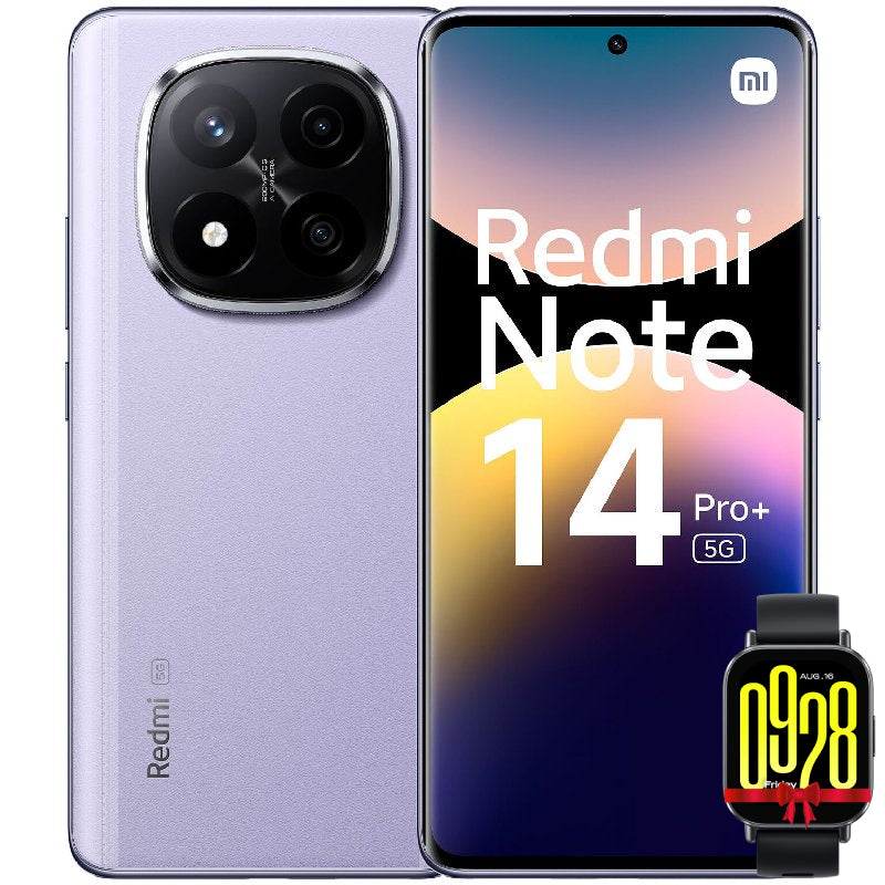 Xiaomi Redmi Note 14 Pro+ 5G, 12GB Ram, 256GB - Lavender Purple