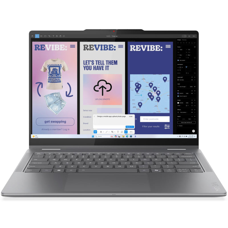 Lenovo Yoga 7 2-in-1 Laptop, Intel® Core Ultra 7 258V, 32GB Ram, 1TB SSD, Intel® Arc, 14" 2.8K, 83JQ0097ED - Luna Grey