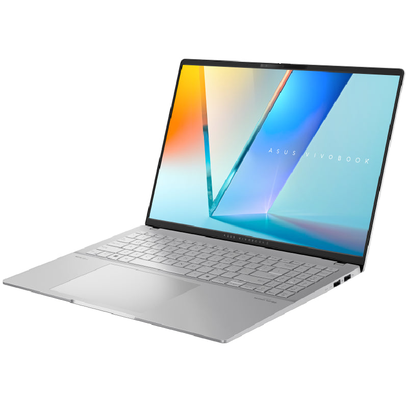Asus Vivobook S16 Laptop, AMD Ryzen AI 7 350 , 24GB Ram, 1TB SSD, AMD Radeon, 16-inch, 3K, Win 11, M5606KA-RI417W - Cool Silver