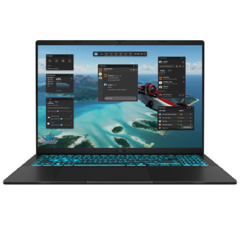 Asus V16 Gaming Laptop, Intel® Core™ 7 240H, 16GB Ram, 1TB SSD, NVIDIA® GeForce RTX™ 5050, 16inch WUXGA, Win 11, V3607VH-RP007W - Black