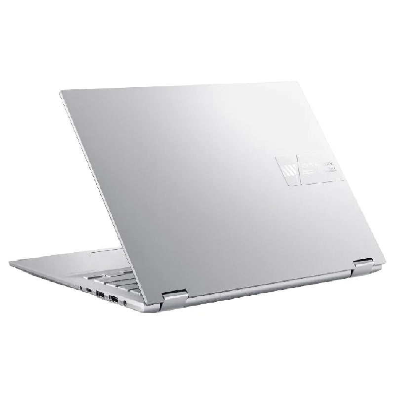 Asus Vivobook S14 Flip Laptop, Intel® Core™ i5-13420H , 16GB Ram, 512GB SSD, Intel UHD, 14" WUXGA, Win 11, TP3402VA-LZ065W - Cool Silver