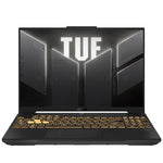 Asus TUF F16 Gaming Laptop, Intel® Core™ 5 210H , 16GB Ram, 512 SSD, NVIDIA® GeForce RTX™ 3050, 16"FHD+, Win 11, FX607VJ-RL165W - Mecha Gray