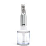 Tank Hand Blender All in One, 6 Speed Control + Turbo, 1200 Watts, CM-6004 - White