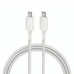 Anker A81F5H21 Type-C To Type-C Cable, 60W, Fast Charging - White