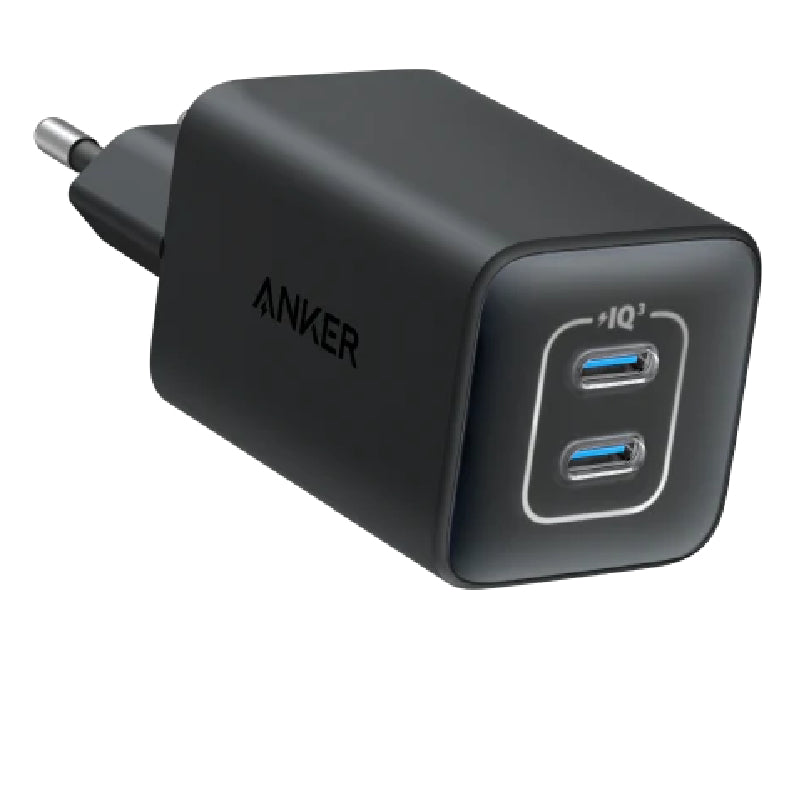 Anker 523 USB-C Wall Charger, 47W, 2 Ports, A2039L11 - Black