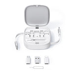 Usams U87 Fast Charging Cable with Multifunctional Storage Set Box, 60W, US-SJ650 - White