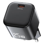 Usams Type-C PD Wall Charger, 25 Watt, CC289 - Black