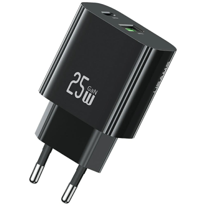 Usams PD Wall Charger 25 Watt, CC315 - Black
