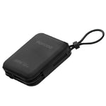 Porodo 4G LTE | WiFi 6 Pocket Router & 22.5W Power Bank 10000 mAh With Built-In Cable - Black