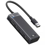 Ugreen 15548 5in1 USB 3.0 HUB 4 Ports With Type-C Port - Black