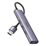 Ugreen 20805 USB 3.0 to 4*USB 3.0 And Type C Port - Gray
