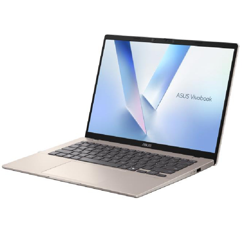 Asus Vivobook 14 Laptop Snapdragon® X  X1 26 100, 16GB Ram, 512GB SSD, Qualcomm® Adreno, 14.0-inch WUXGA, Win11, X1407QA-LY045W - Platinum Gold
