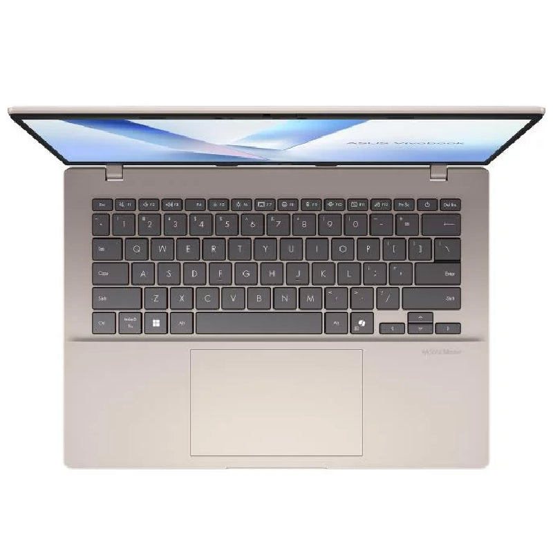 Asus Vivobook 14 Laptop Snapdragon® X  X1 26 100, 16GB Ram, 512GB SSD, Qualcomm® Adreno, 14.0-inch WUXGA, Win11, X1407QA-LY045W - Platinum Gold