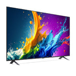 LG QNED AI QNED80 4K Smart TV, 55 Inch With AI Magic remote, HDR10 webOS24, 55QNED80T6B - Black