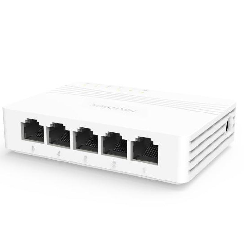 Hikvision 5 x 10/100/1000 Mbps ethernet ports Switch, DS-3E0505D-E - White
