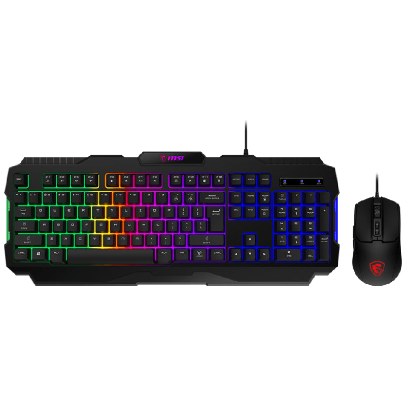 Msi Forge GK100 Combo Keyboard And Mouse - Black