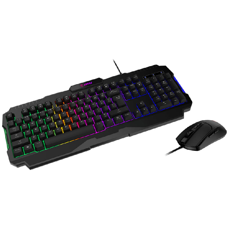 Msi Forge GK100 Combo Keyboard And Mouse - Black