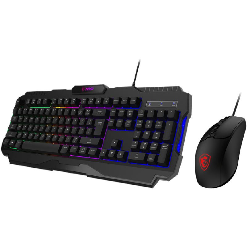 Msi Forge GK100 Combo Keyboard And Mouse - Black