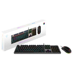 Msi Forge GK310 Combo Keyboard And Mouse, Red Switchwes - Black