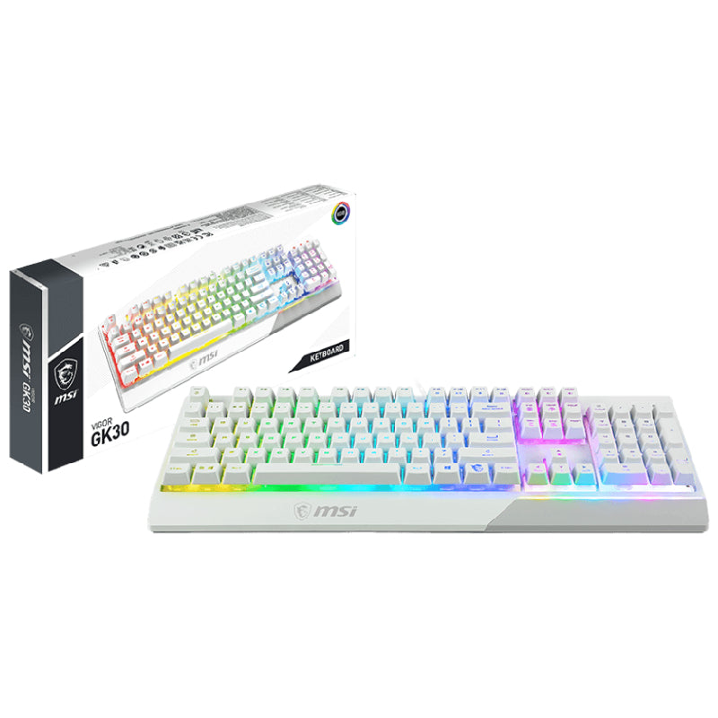 Msi VIGOR GK30 AR Gaming Keyboard - White