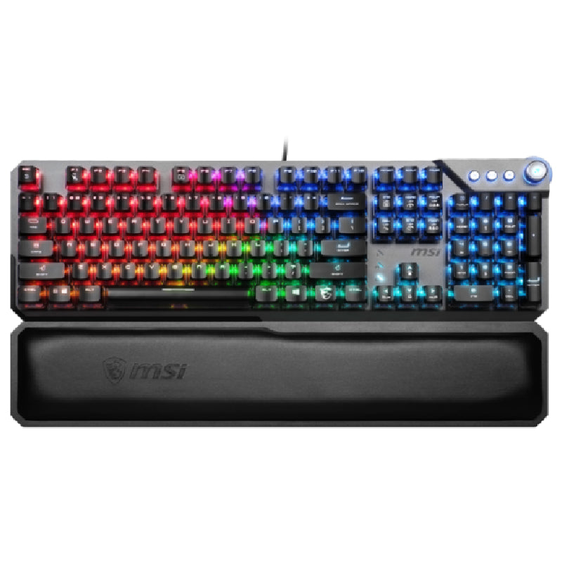 Msi VIGOR GK71 Soniic Gaming Keyboard, Blue Switches - Black