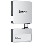 Lexar Professional Go Portable Hard Disk SSD 1TB with Hub USB 3.2 GEEN2, SL400 - Silver
