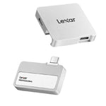 Lexar Professional Go Portable Hard Disk SSD 1TB with Hub USB 3.2 GEEN2, SL400 - Silver