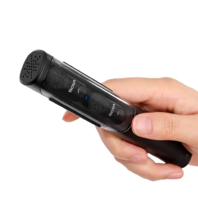 BOYA Magic-03 AI Transformable Wireless Microphone To USB-C & 3.5mm With Charging Case - Black