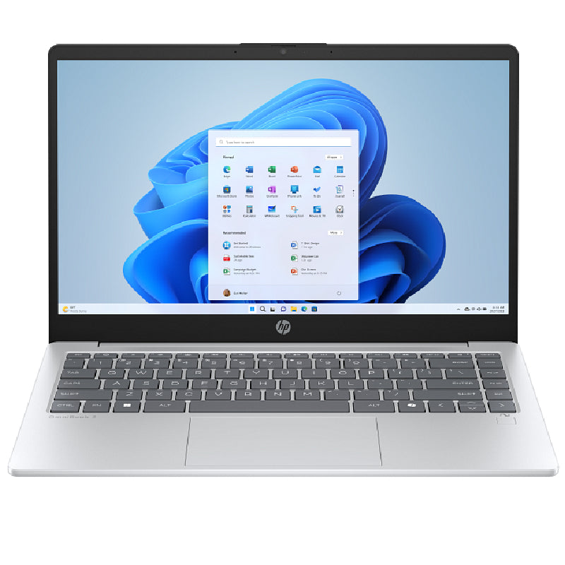 HP OmniBook 3 Laptop AMD Ryzen™ AI 5 330, 16GB Ram, 512GB SSD, AMD Radeon™ 820M, 14" FHD, Win 11, 14-ha0000ne - Glacier Silver