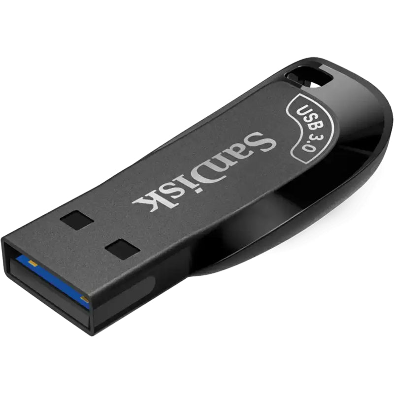 SanDisk Ultra Shift Flash Drive, 256GB, USB 3.0, SDCZ410-256G-G46 - Black