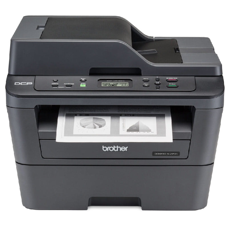 Brother Monochrome Laser Multi-Function Center with Automatic 2-sided Printing and Wireless Connectivity, DCP-L2540DW - Black