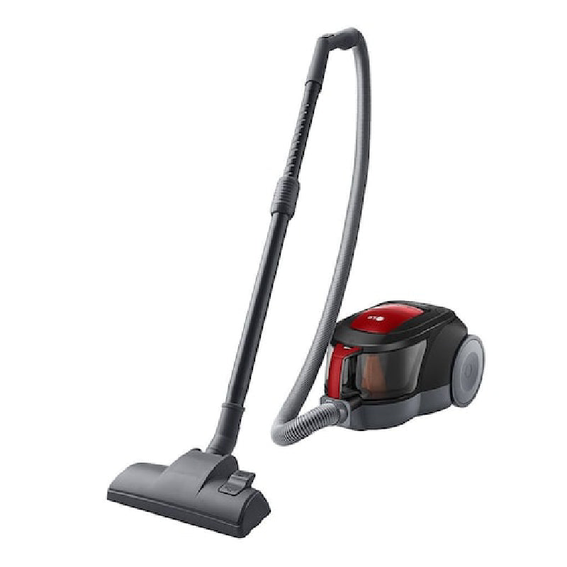 LG Bagless Vacuum Cleaner, 1.3 Liter Dust Capacity, Long Lasting Suction Power, 2000 Watt - Black&Red