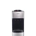 Ocean Water Dispenser, 3 Taps, (Cold - Hot), Bottom Loading, Stainless Steel, With Cabinet, OCMWD 33206 C - Silver&Black