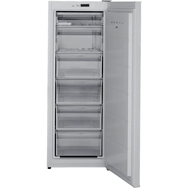 Ocean No Frost Upright Freezer, 6 Drawers, 210 Liter, Digital, CVK316NFSA - Silver