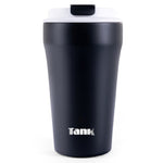 Tank Everyday Mug, 350ml, Stainless Steel, BPA free, insulated, Leakproof - Black